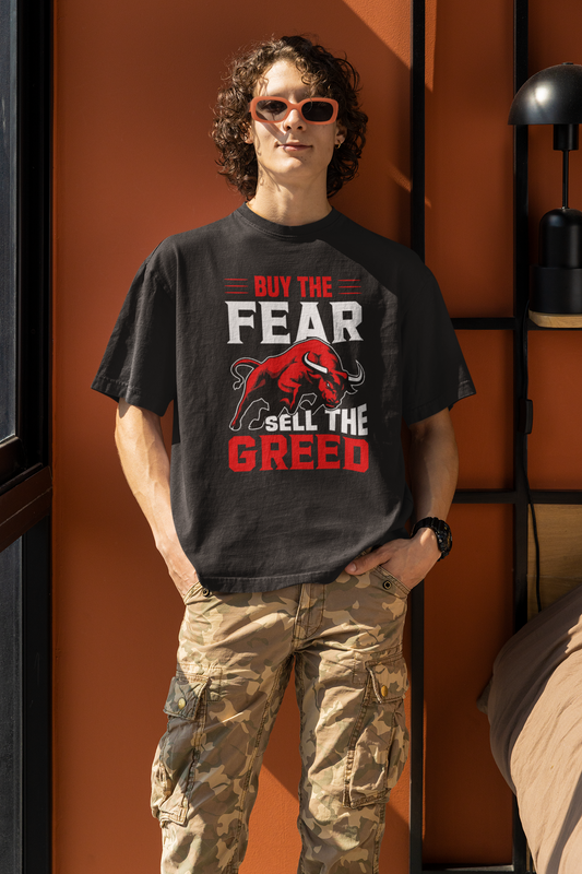 Crypto T-Shirt - Buy the Fear Sell The Greed